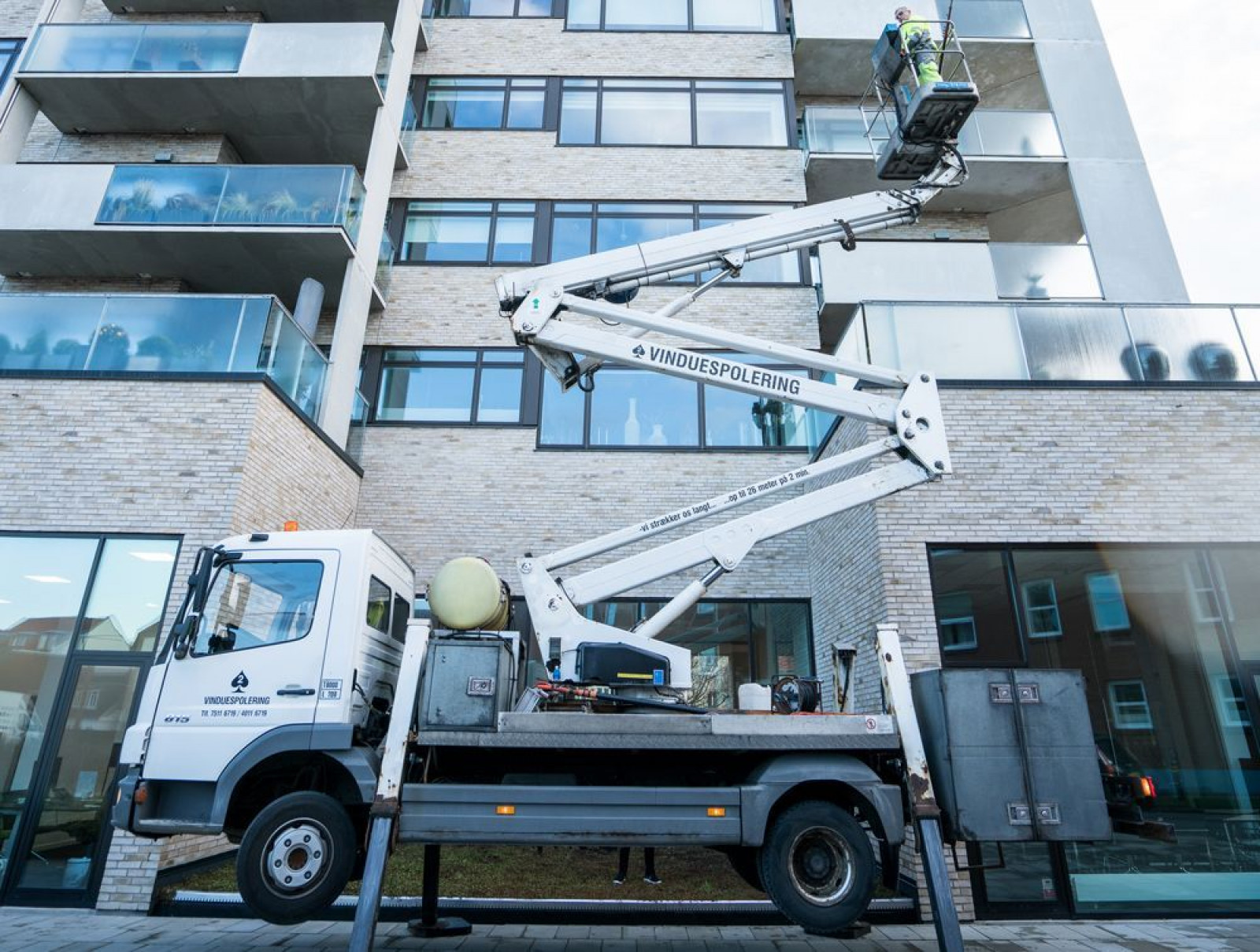 Vinduespuds fra lift