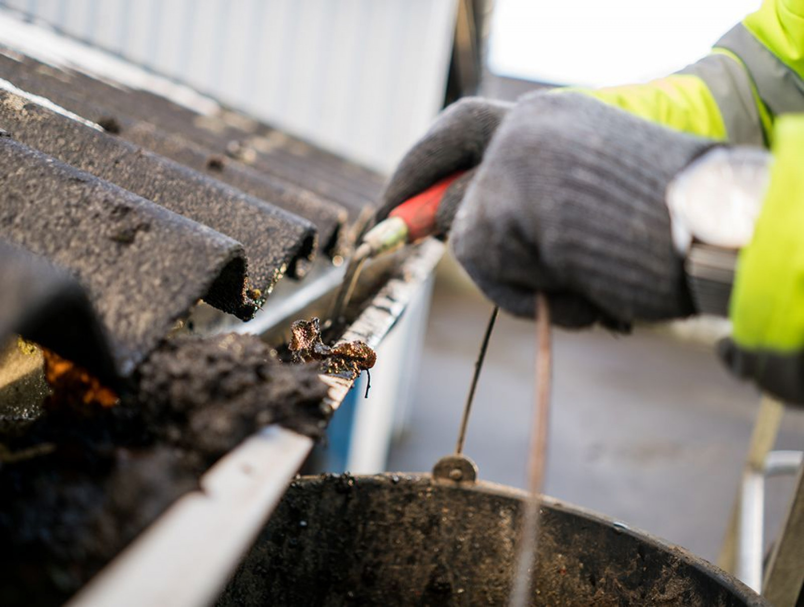 Rens af tagrender - Horsens